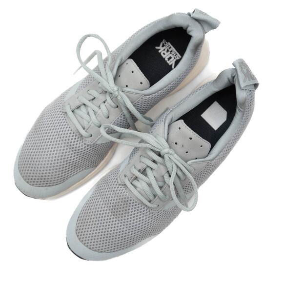 York Athletics Gray The Henry Runner Sneaker Size 9 - Picture 2 of 9